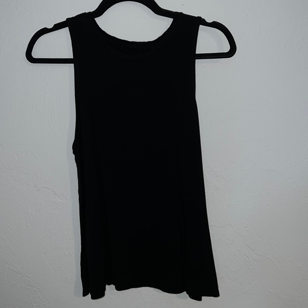 Black tank top